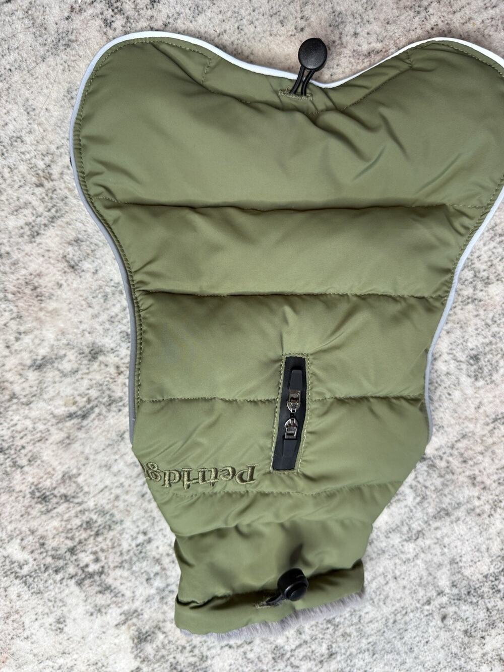 Dog Winter Coat, Warm Soft Dog Jacket, Padded Lightweight Dog Vest Green XS